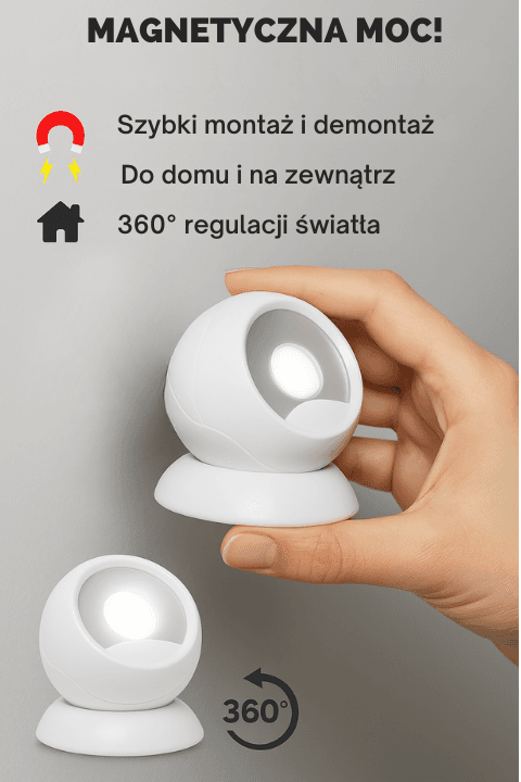 Zaufaj SafeBeam – niezawodne światło z czujnikiem ruchu i wodoodpornością IP44