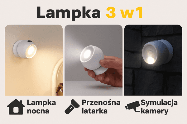 Zaufaj SafeBeam – niezawodne światło z czujnikiem ruchu i wodoodpornością IP44