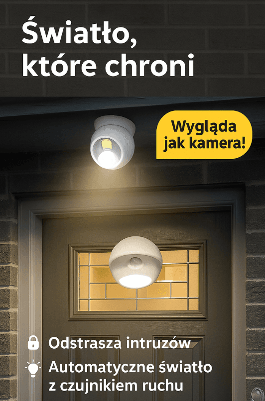 Zaufaj SafeBeam – niezawodne światło z czujnikiem ruchu i wodoodpornością IP44